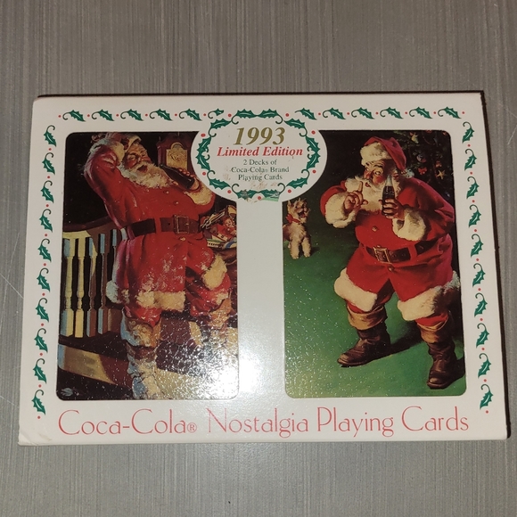 Vintage 1993 Coca-Cola Playing Cards in Collectible Tin - Picture 3 of 6